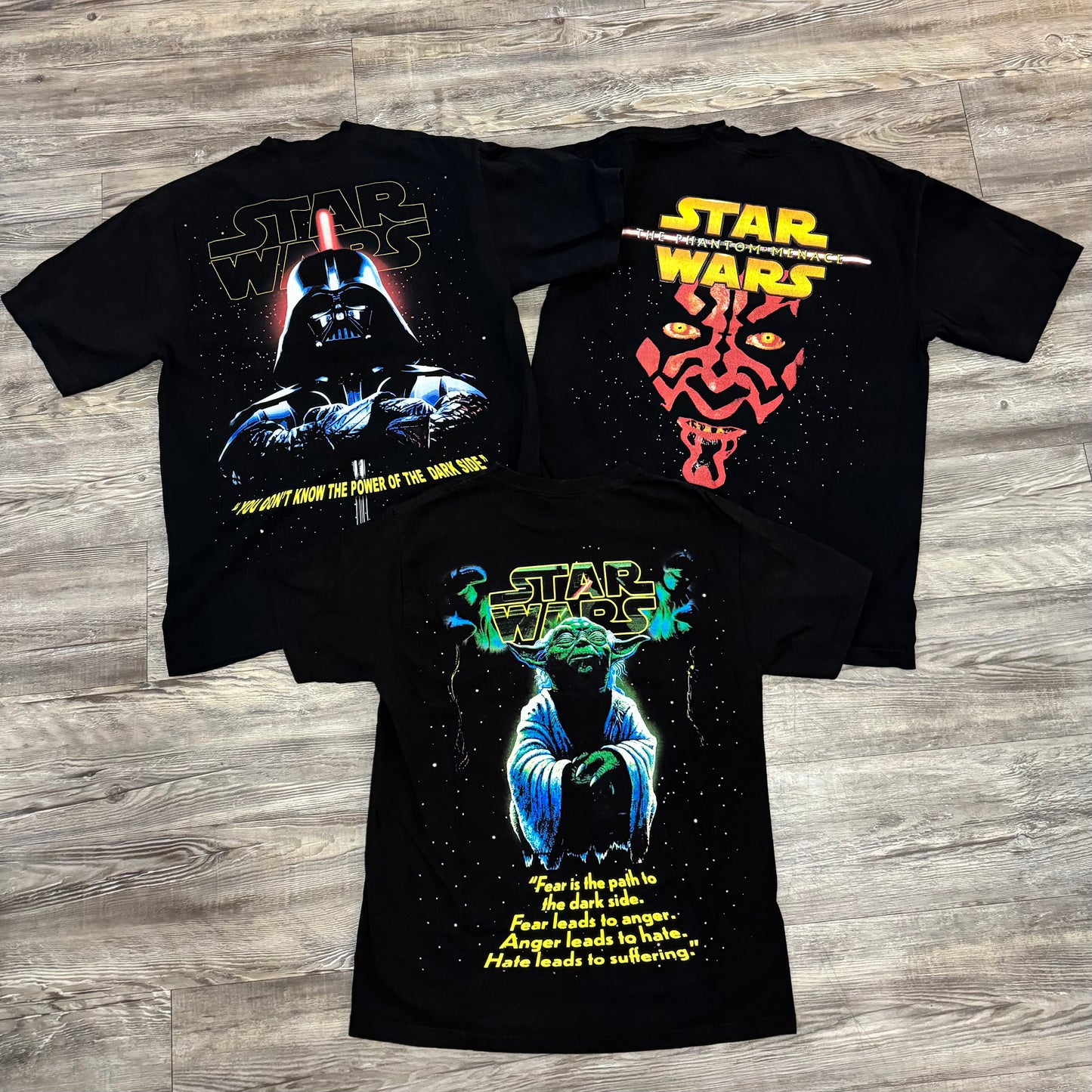 MODERN STAR WARS RAP TEES *DBRUZE* SET OF 3