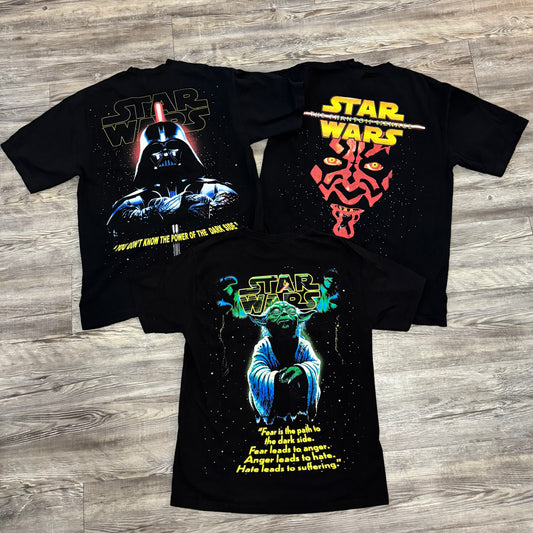 MODERN STAR WARS RAP TEES *DBRUZE* SET OF 3