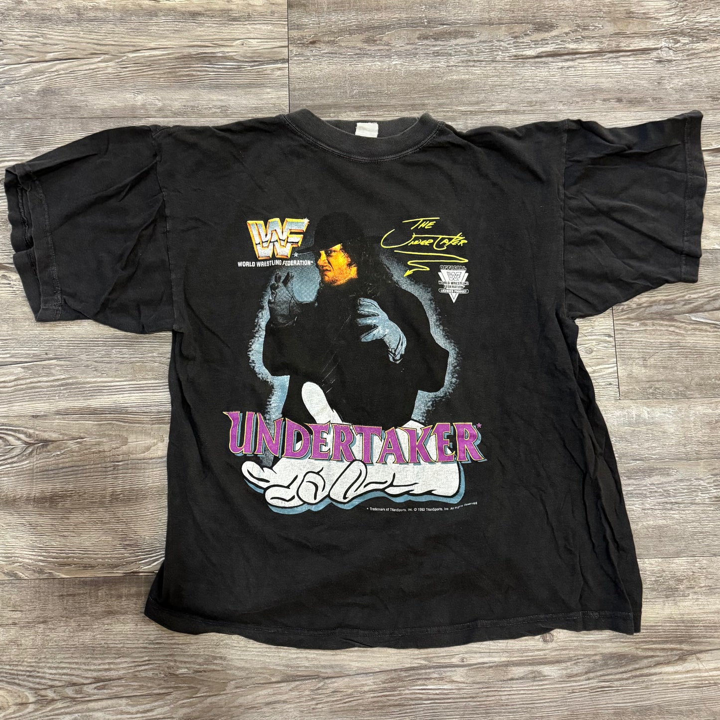 1992 The Undertaker WWF Tee