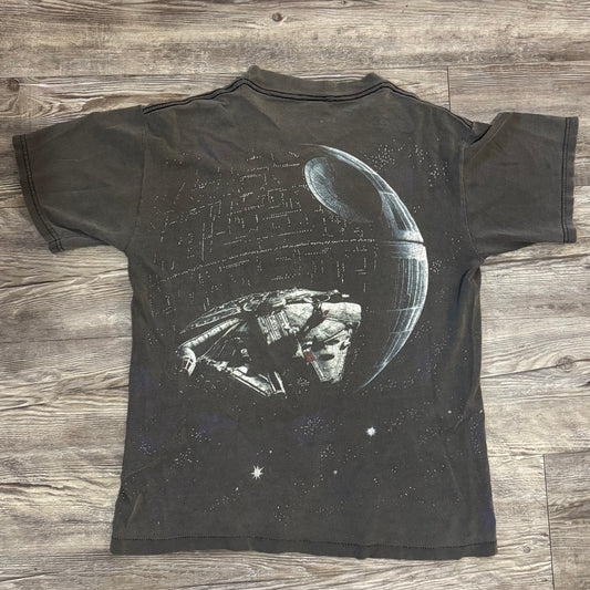 90s Star Wars Death Star Millennium Falcon AOP *FADED*